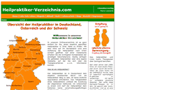 Desktop Screenshot of heilpraktiker-verzeichnis.com
